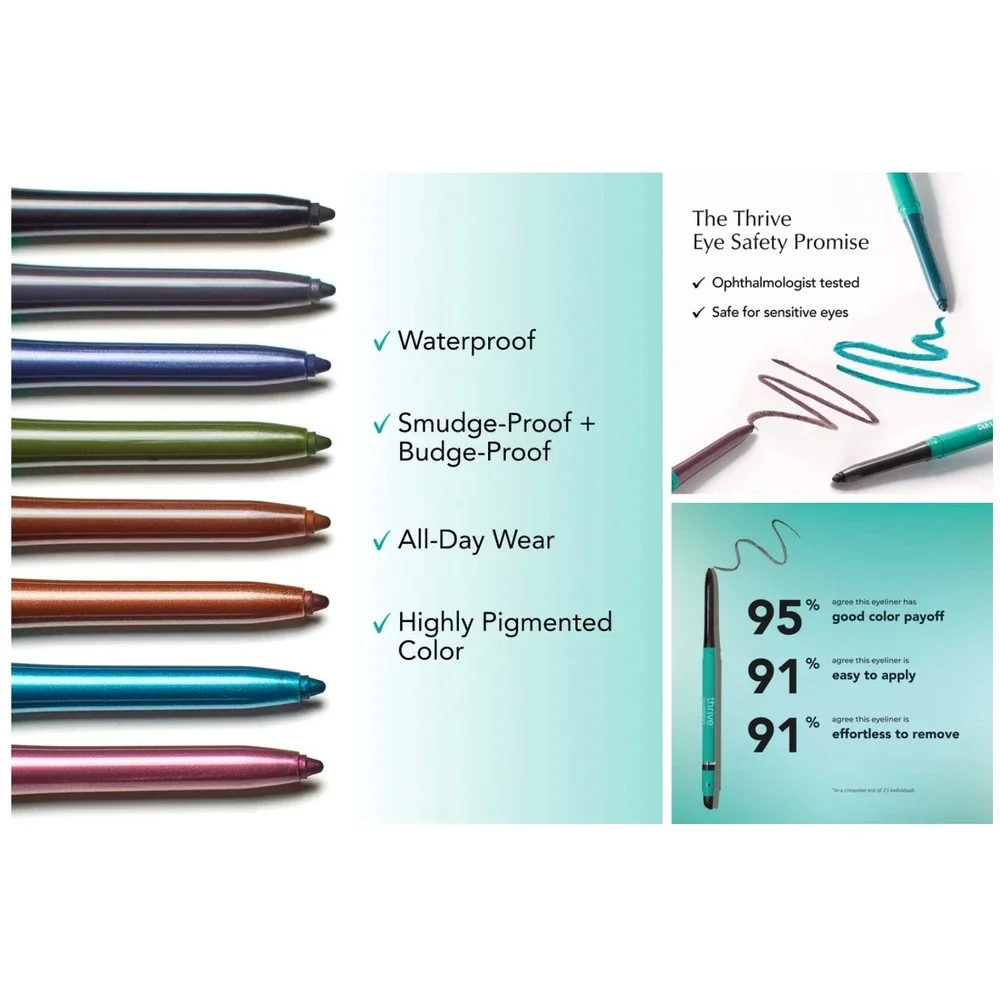 Thrive Causemetics Infinity Waterproof™ Eyeliner in Lauren NEW